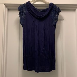 Navy dress blouse size s
